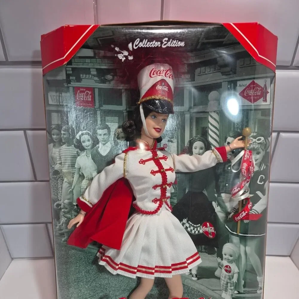 NEW COCA-COLA MAJORETTE BARBIE DOLL COLLECTOR EDITION 2001 MATTEL #53974